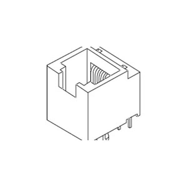Molex Modular Connectors / Ethernet Connectors Mod Jack Short Top E Short Top Entry Lcp 855115002 - main